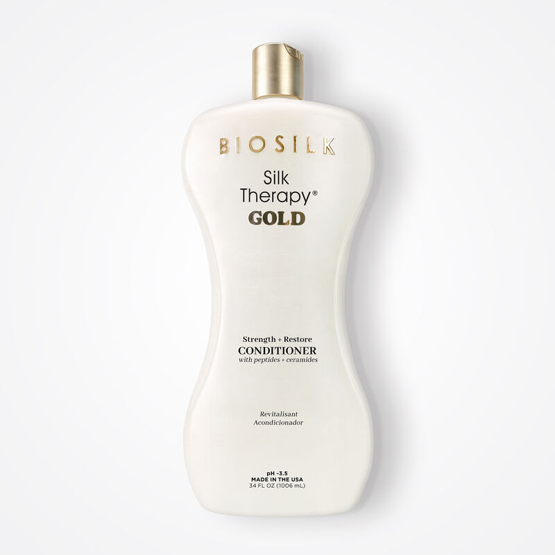 BioSilk Silk Therapy Gold Strength and Restore Conditioner - 34 Ounces, , large image number null